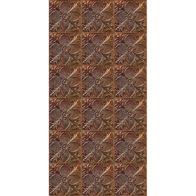 005D36X6 | Antique Copper Tin Tiles 