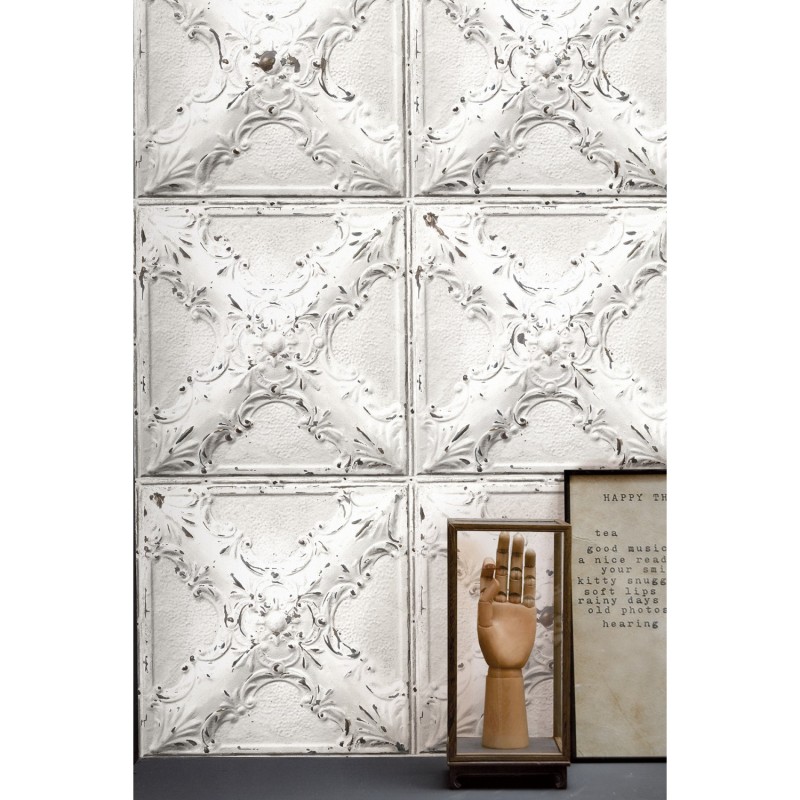 KOZIEL | Antique White Tin Tiles | 006P01X6