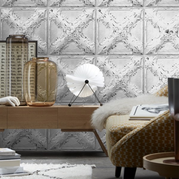 KOZIEL | Antique White Tin Tiles | 006P01X6