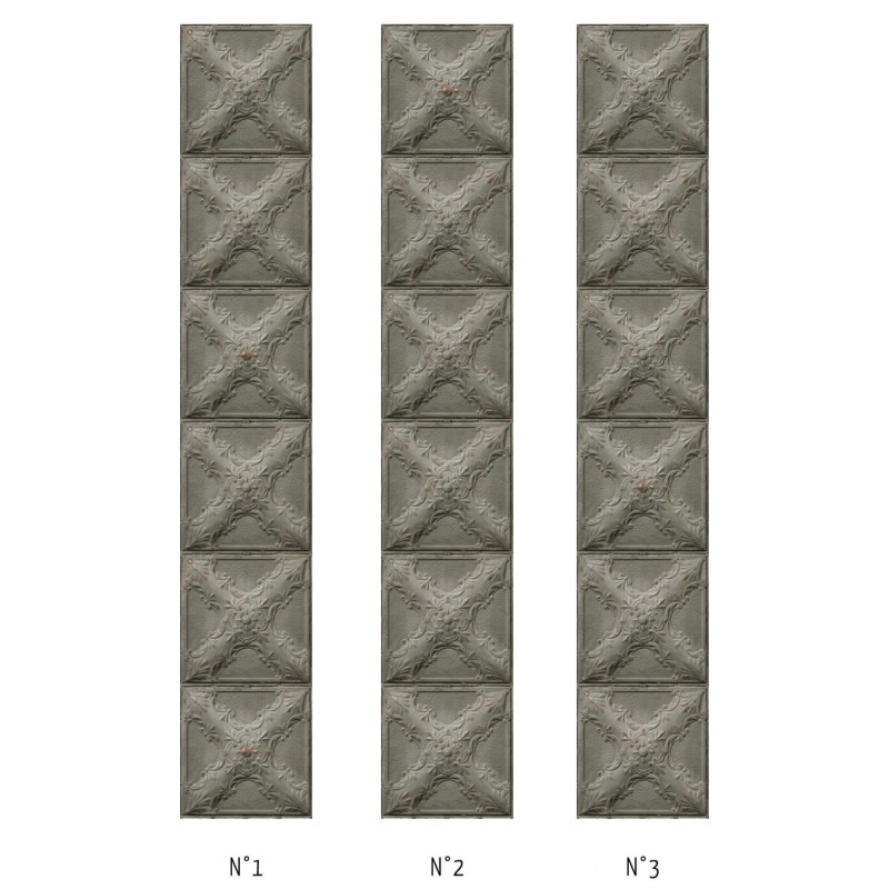 KOZIEL | Antique Mid-Grey Tin Tiles | 006P06X6