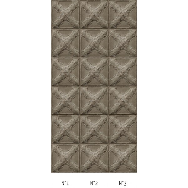 KOZIEL | Antique Taupe Grey Tin Tiles | PPV006P07X6