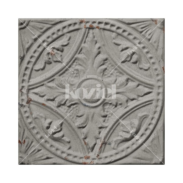 012P05X6 | Antique Light Grey Tin Tiles 