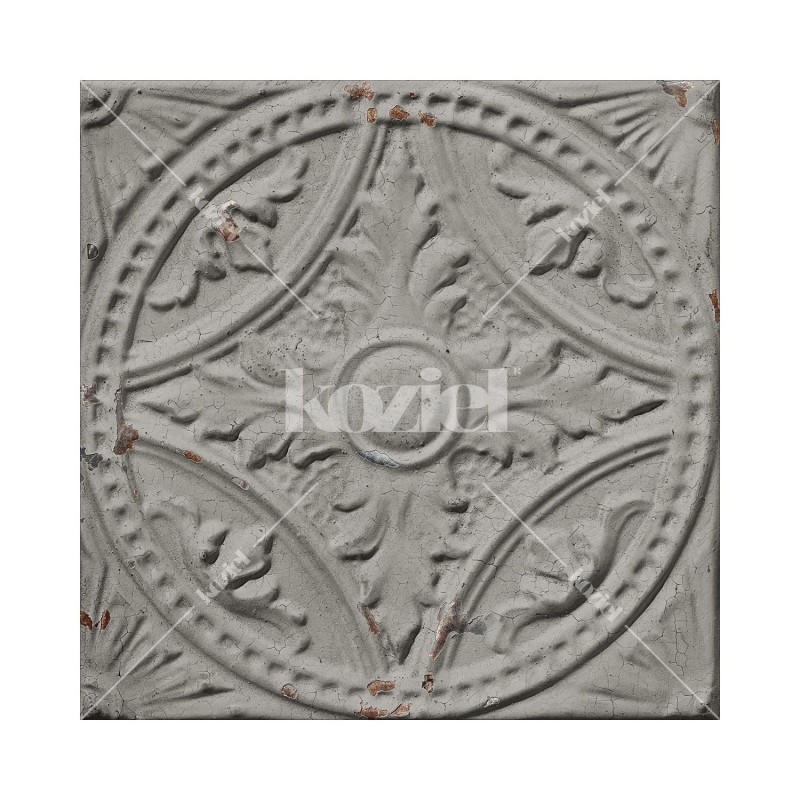 012P05X6 | Antique Light Grey Tin Tiles 