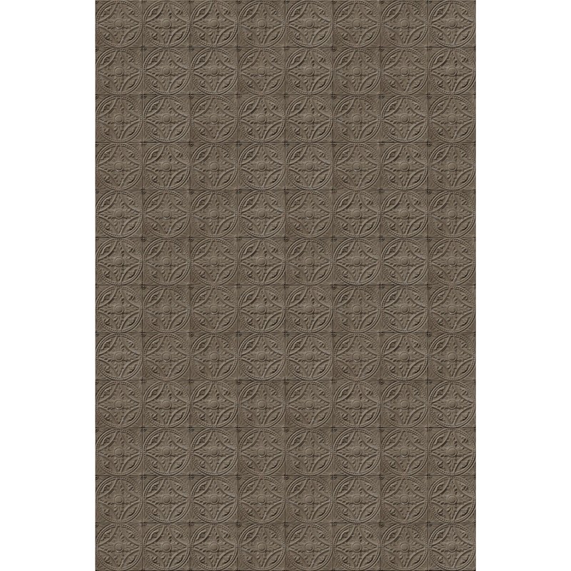 KOZIEL | Antique Taupe Grey Tin Tiles | PPV012P07X24