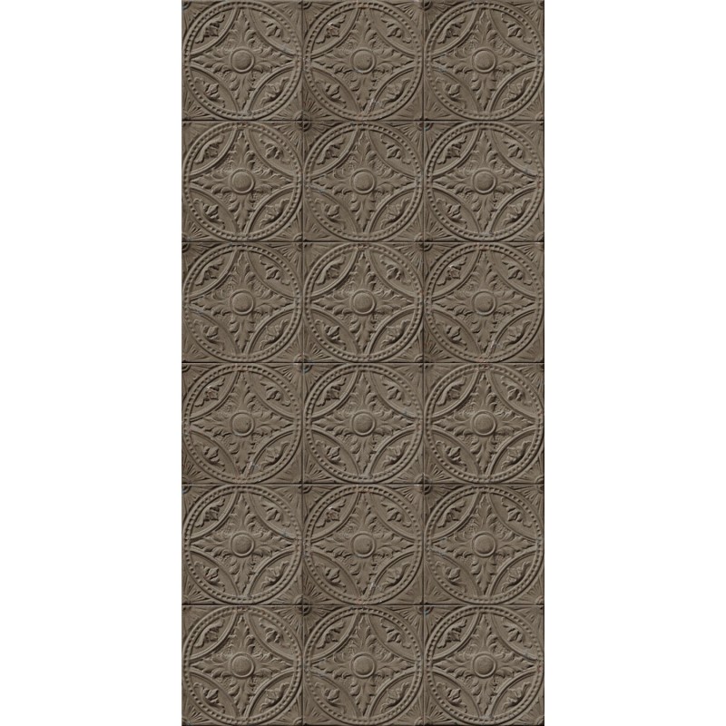 KOZIEL | Antique Taupe Grey Tin Tiles | PPV012P07X6