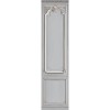 7941-60P|Light grey pastel narrow column with Haussmann panelling 52cm