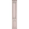 7941-10P | Light pink pastel narrow column with Haussmann panelling 52cm