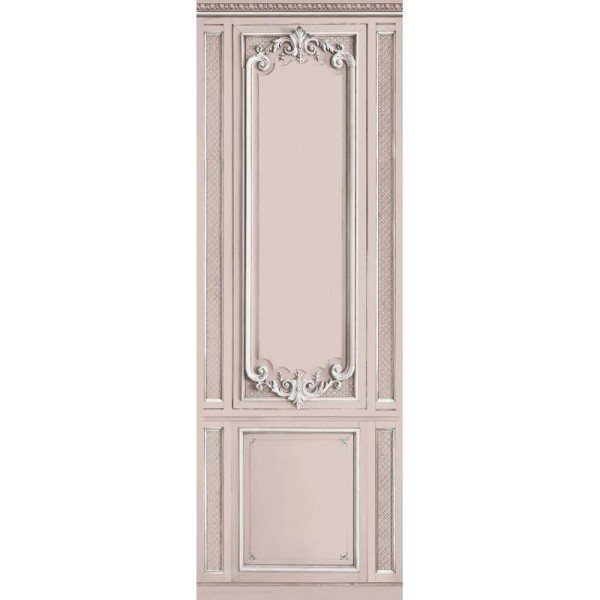 7941-12P | Light pink pastel triple haussmannian panelling 103cm