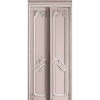 7941-20P | Light pink double door with simple haussmannian panelling 133cm