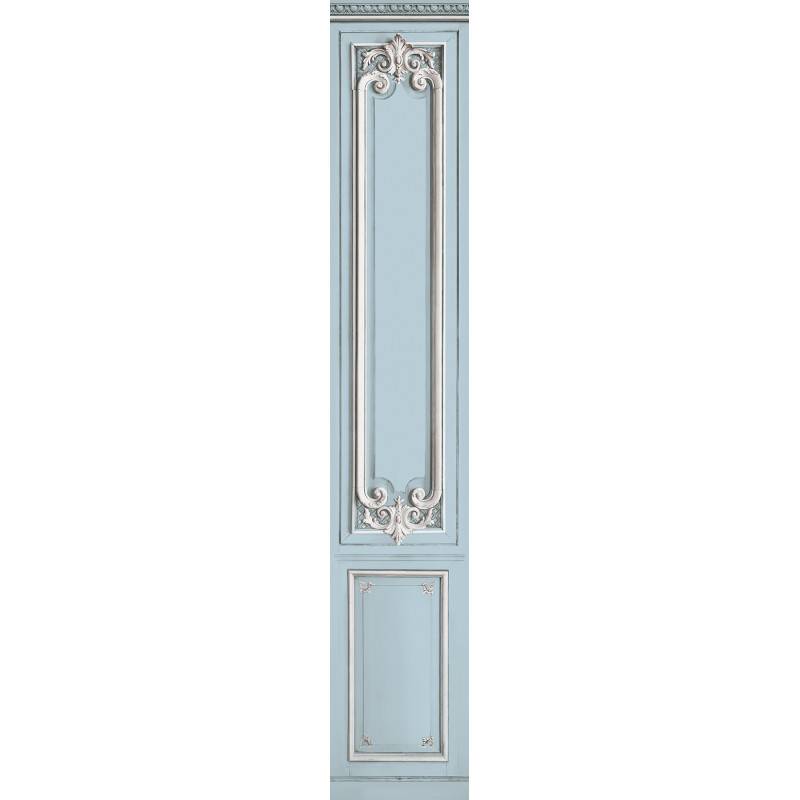 7941-35P| Light blue pastel narrow panel with Haussmann panelling 52cm