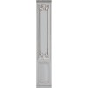 7941-60P | Light grey pastel narrow column with Haussmann panelling 52cm