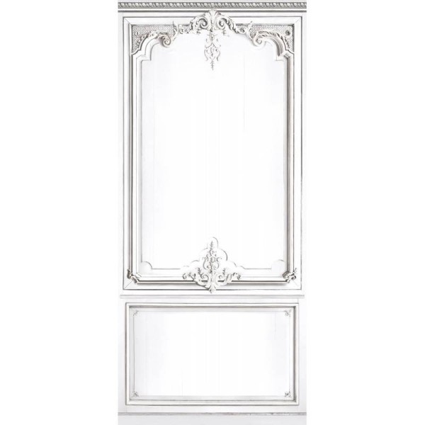 7941-91P | White pastel haussmannian panelling 133cm