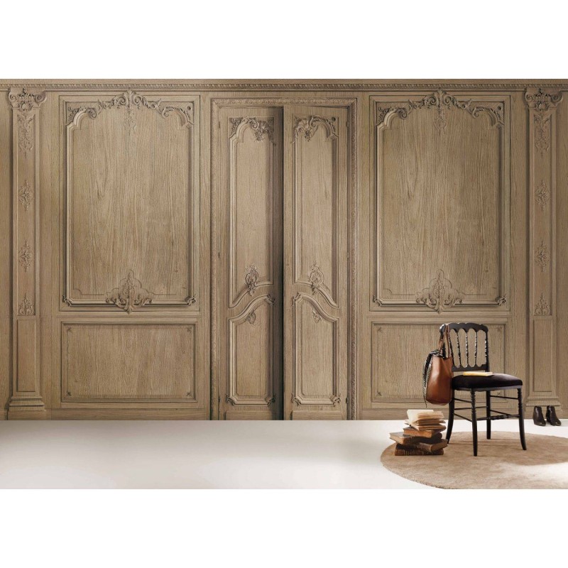 7942-14P | Elm wood frontal haussmann panelling 120cm