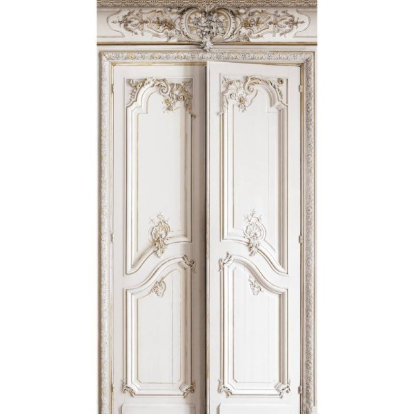 7945-14P | Double door with simple Haussmann panelling 133cm