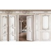 7945-19P | Double door with great Haussmann panelling 133cm