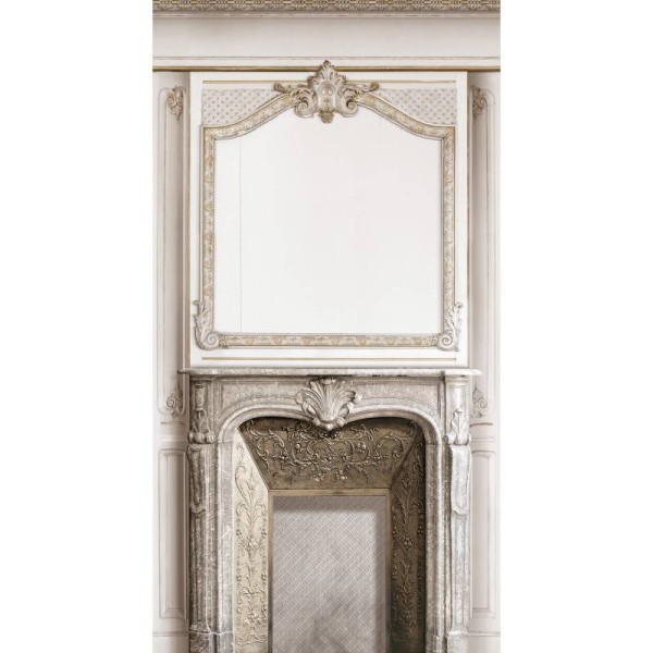 7945-20P | Fireplace with haussmann panelling 133cm