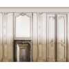 7961-01P | Tie&dye double door with simple Haussmann panelling 133cm