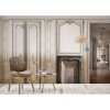 7961-05P | Tie and dye fireplace with Haussmann panelling decor 133cm