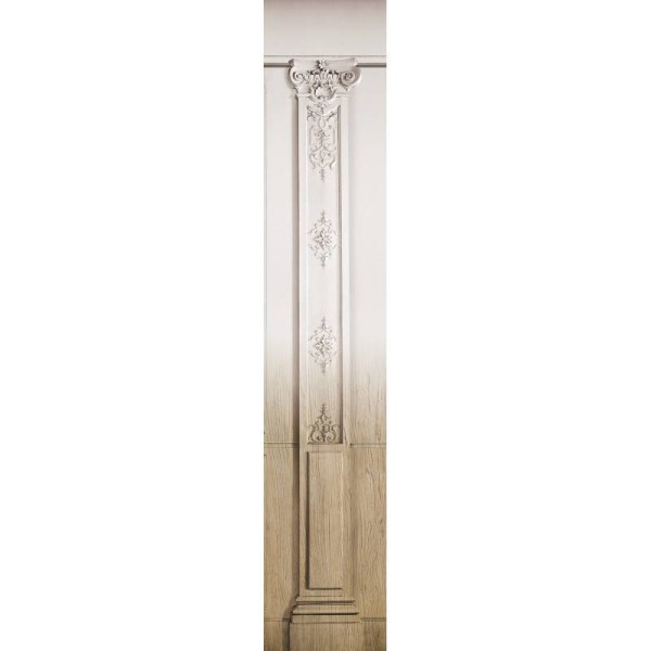 7961-06P | Tie & dye column with Haussmann panelling 40cm