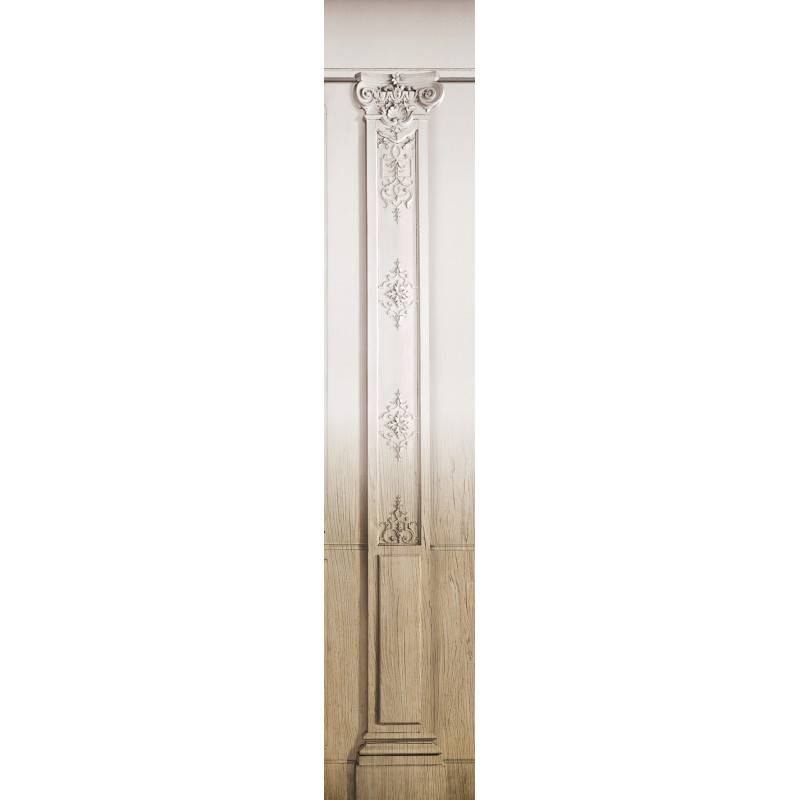 7961-06P | Tie & dye column with Haussmann panelling 40cm