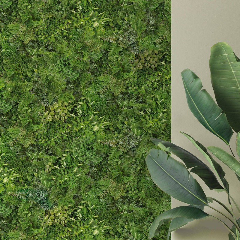 KOZIEL | Panoramic green wall murals | LPV001