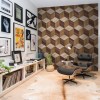 KOZIEL | Panoramic wallpaper with graphic inlay | LPV013-X