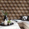 KOZIEL | Panoramic wallpaper with graphic inlay | LPV013-X