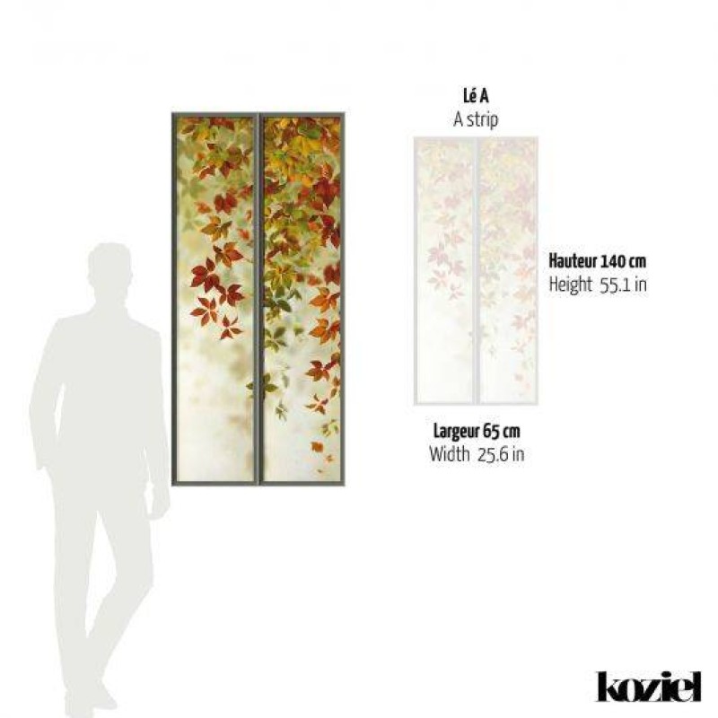 LPV054-X | Autumnal small loft windows panoramic wall mural - Grey