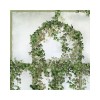 LPV058CL-X | Panoramic wallpaper sage green royal greenhouse covered with ivy