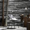 LPM015-X | Anthracite Cipolin marble panoramic wall mural