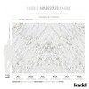 LPM016LO-X | Beige Grey Arabescato marble panoramic mural open book effect