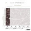 LPM022-X | Deep Purple Emperador marble panoramic wall mural