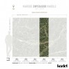 LPM023-X | Green Emperador marble panoramic wall mural