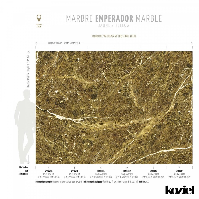 LPM024-X | Yellow Emperador marble