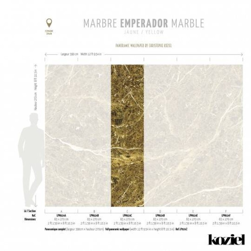 LPM024-X | Yellow Emperador marble