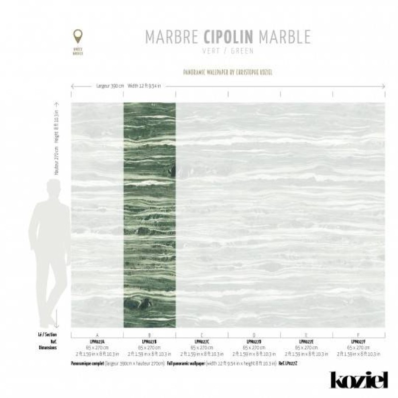 LPM027-X | Green Cipolin marble 