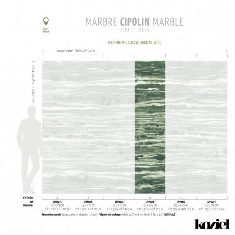 LPM027-X | Green Cipolin marble 