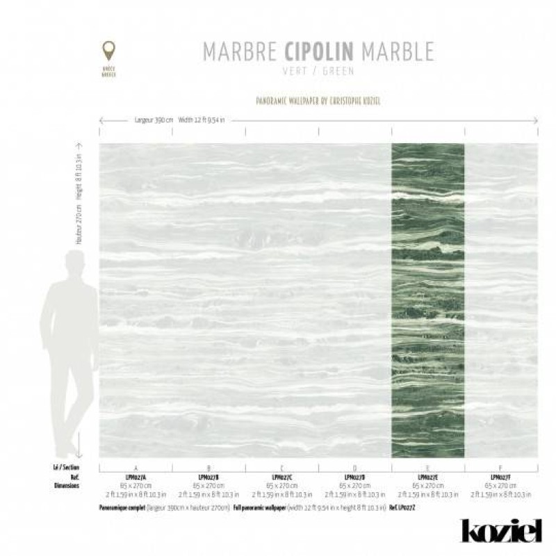 LPM027-X | Green Cipolin marble 