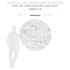 CIRC-LPM016 | Beige Grey Arabescato marble round wallpaper - Ø 130 cm