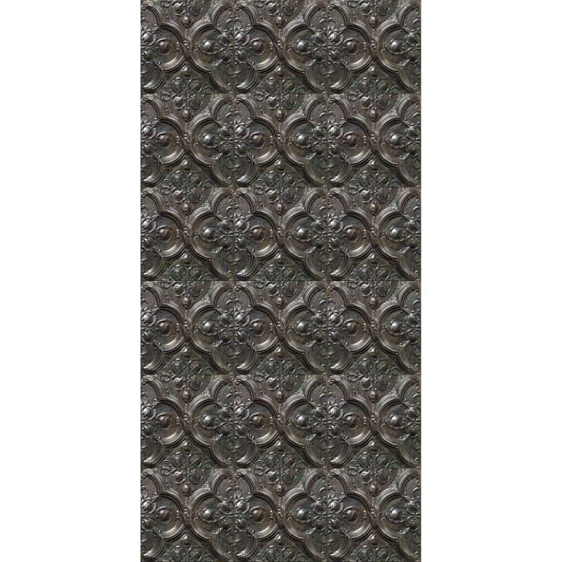 PPV021D32X6 |  Antique original tin tiles wallpaper