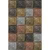 PPV004DMIXX6 | Mixed colour tin tiles wallpaper