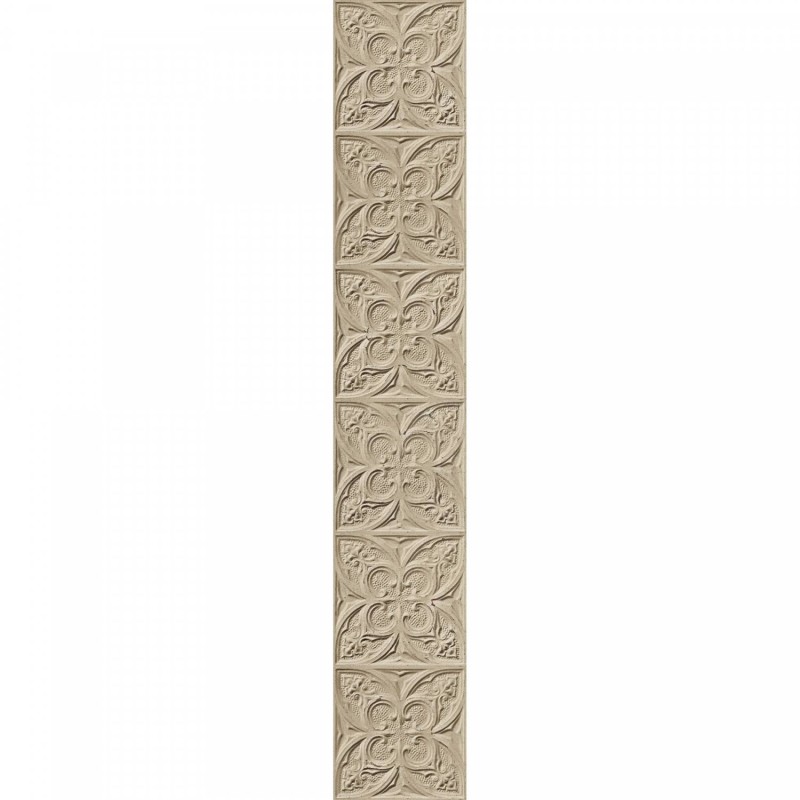 PPV013P03X6| Antique beige tin tiles wallpaper