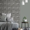 PPV014P06X24 | Antique mid-grey tin tiles wallpaper