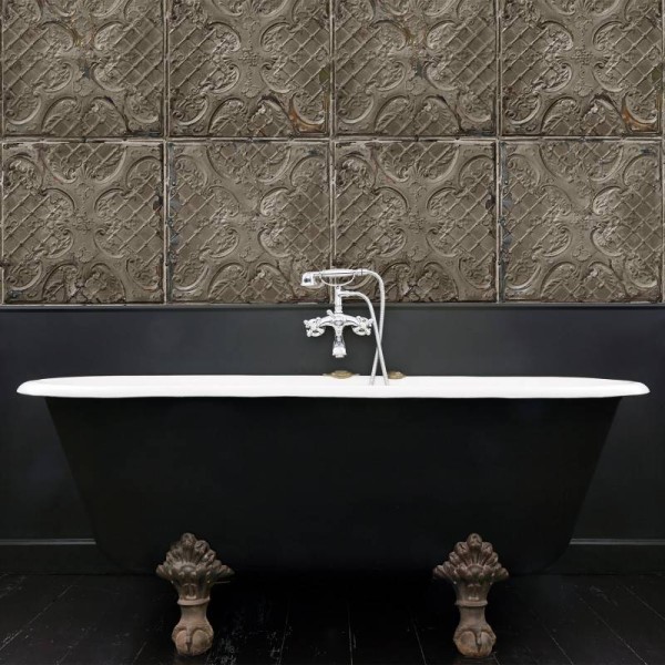 PPV018P07X6 | Antique taupe grey tin tiles