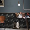 PPV020D31X6 | Antique carbon tin tiles wallpaper