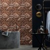 PPV020D36X6 | Antique copper tin tiles wallpaper