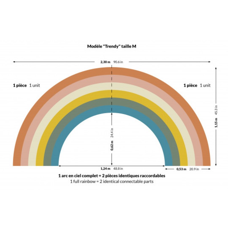 BK018B | Trendy Rainbow