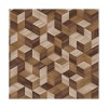 KOZIEL | Panoramic wallpaper inlaid with unstructured cubes | LPV014