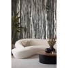 CUST-LPM015 | Anthracite Cipolin marble panoramic wall mural