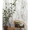 CUST-LPM017 | Light Grey Cipolin marble panoramic wall mural